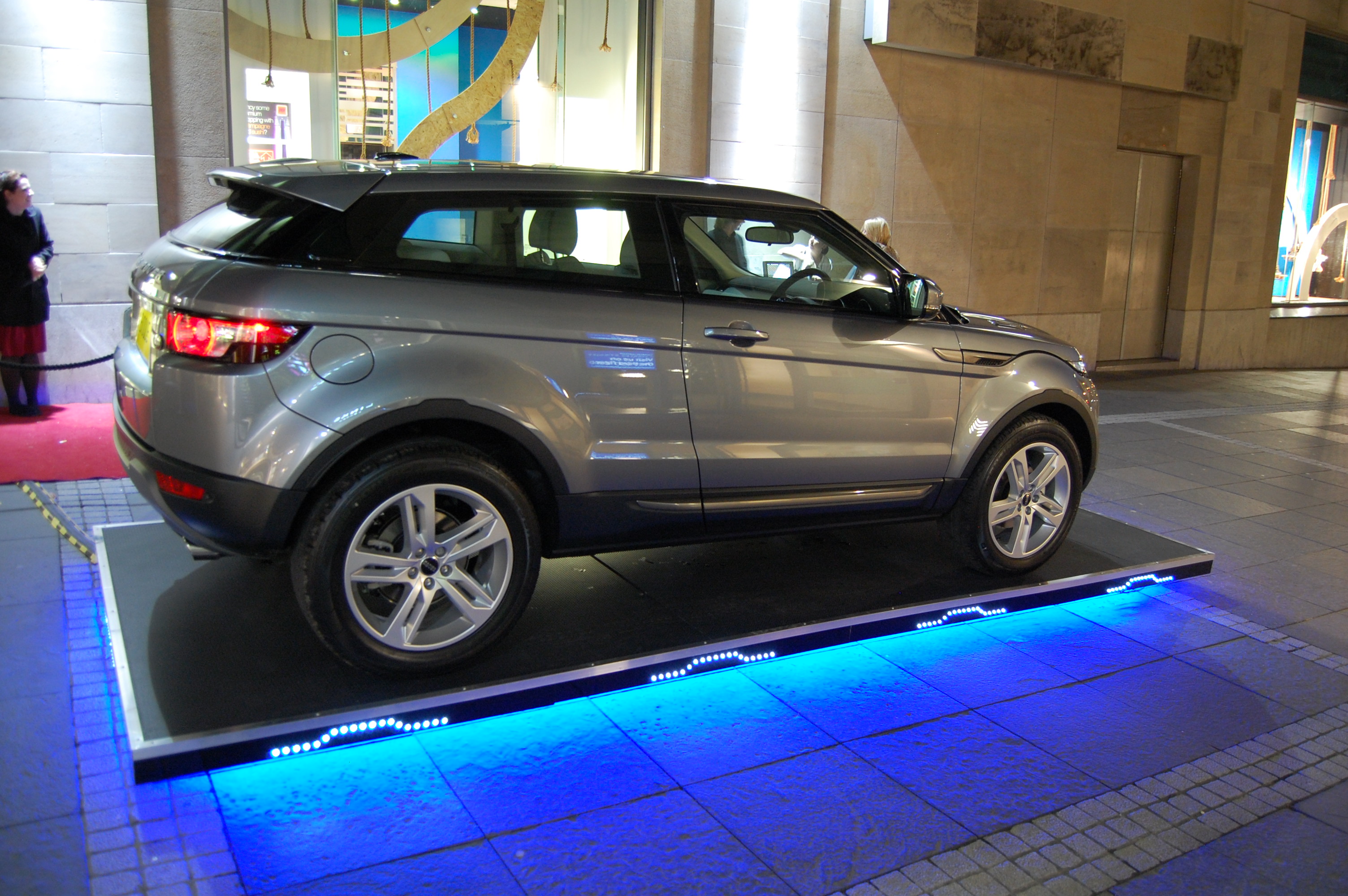 Land Rover Evoque at Harvey Nichols Edinburgh