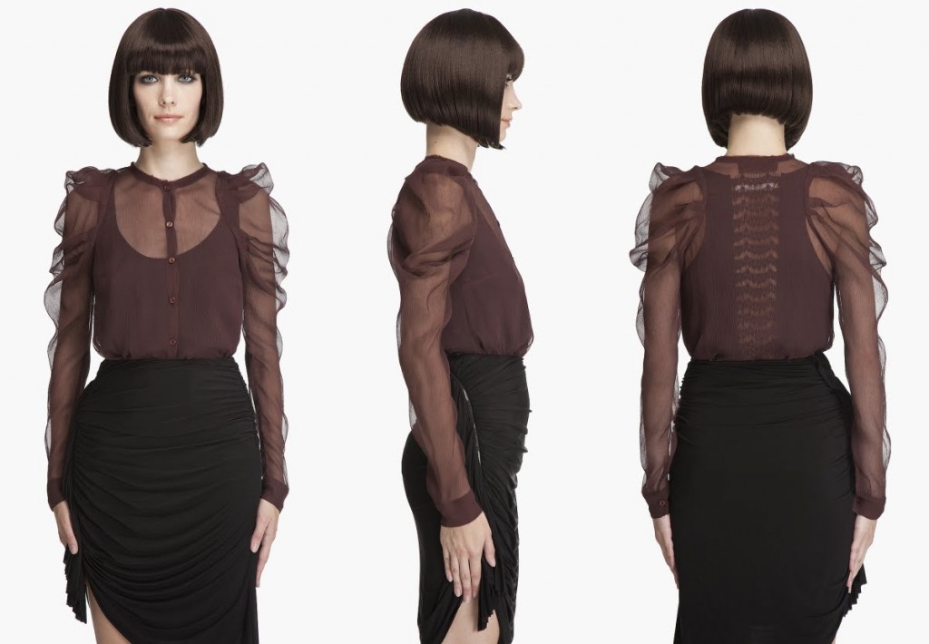 MCQ Alexander MCQueen - sheer blouse
