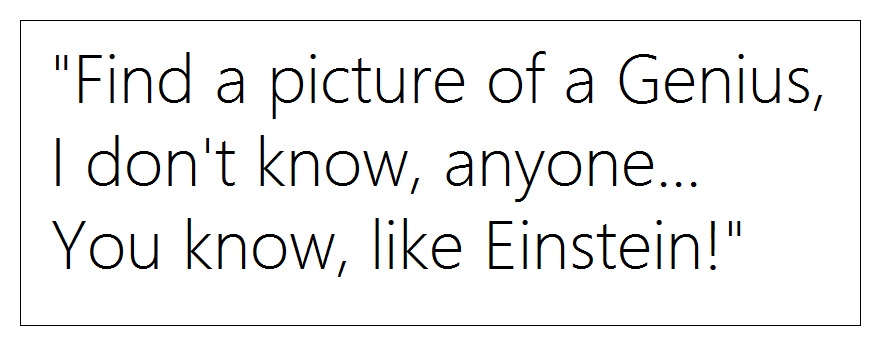 a genius